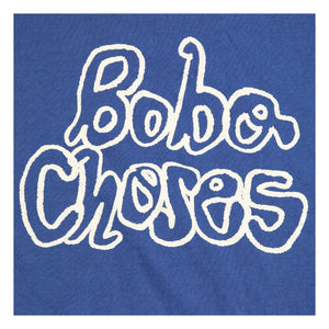 Bobo Choses - Bobo Choses Çizgili Organik Pamuklu Tişört | Mavi