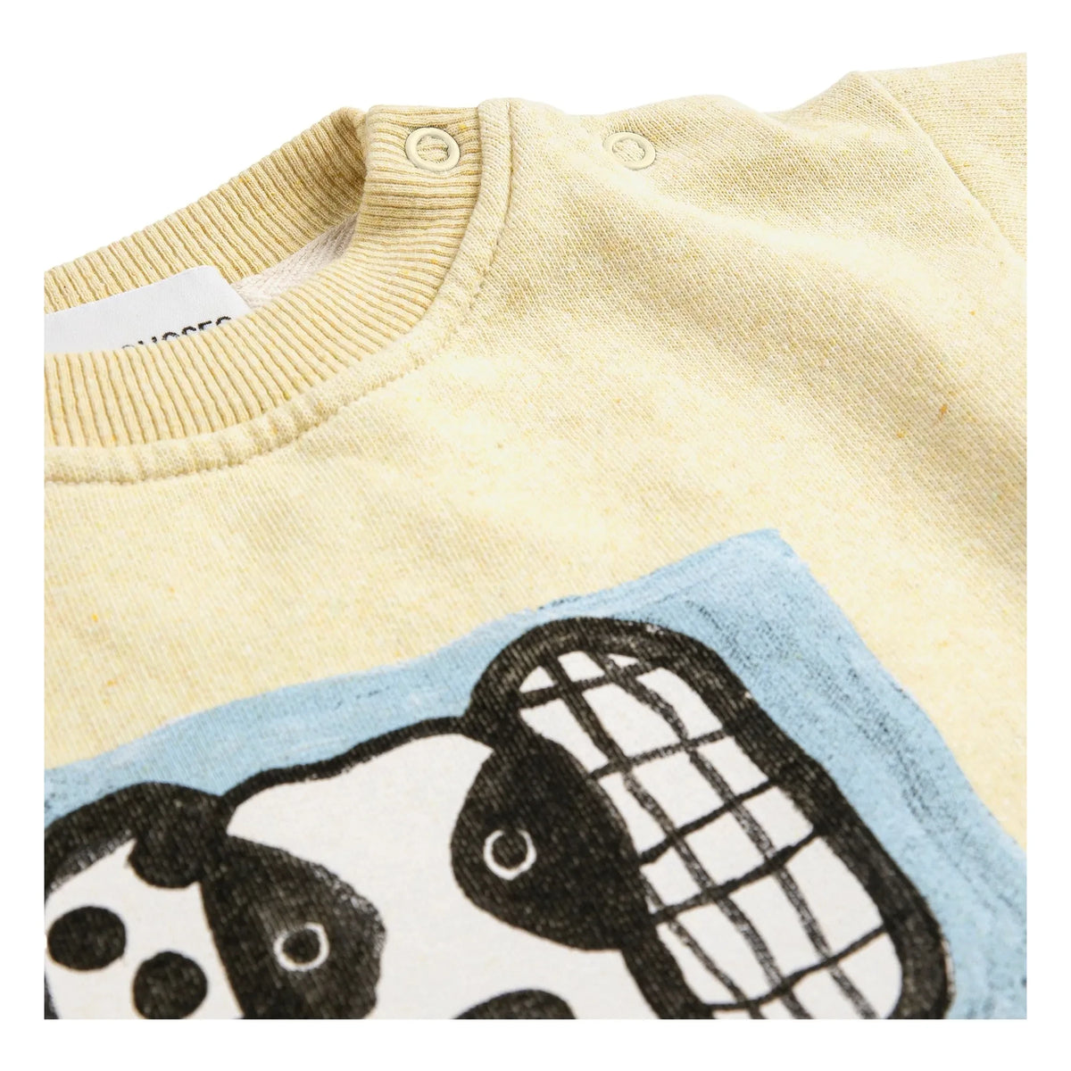 Bobo Choses - Dalmaçyalı organik pamuklu bebek sweatshirt | Sarı