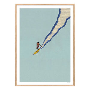 Ciel Glue - Santa Cruz poster | Açık mavi