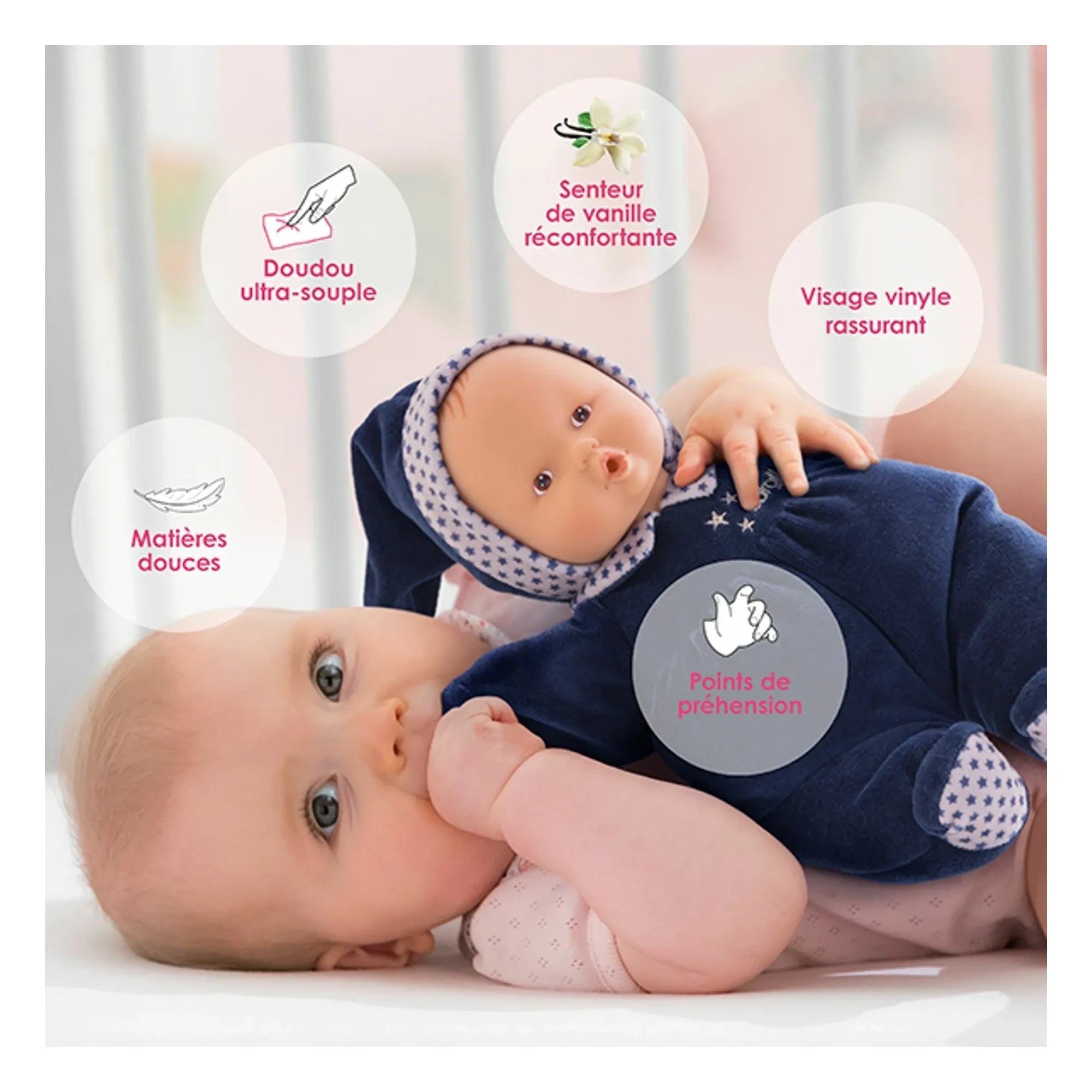 Corolle - My cuddly toy - Babipouce Rêves d'Etoiles | Gece mavisi