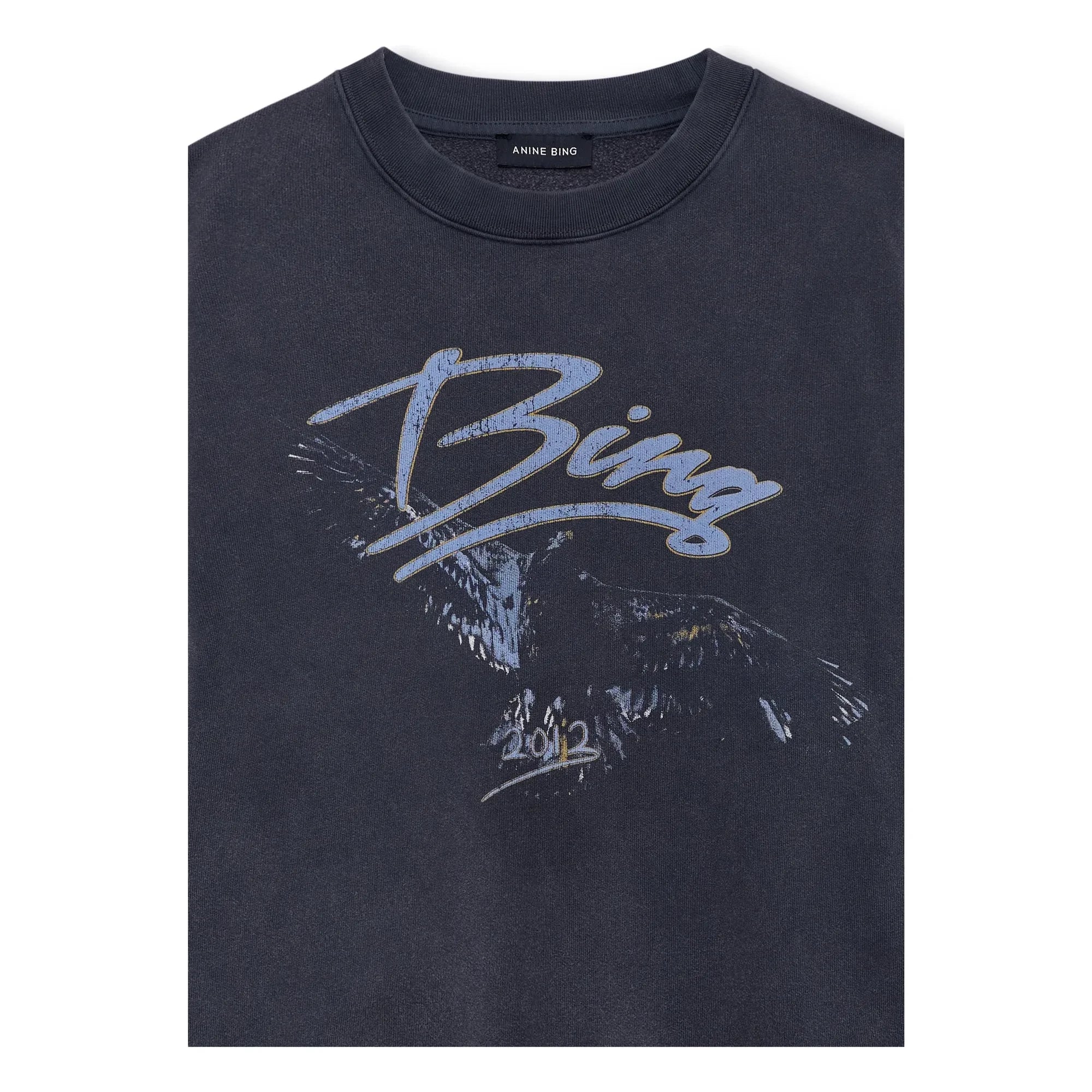 Anine Bing - Spencer sweatshirt | Yıkanmış Siyah