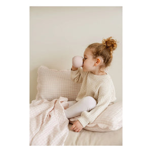 Soft Spot - Organik pamuklu Rosewater yastık kılıfları - 2'li Set | Açık Pembe