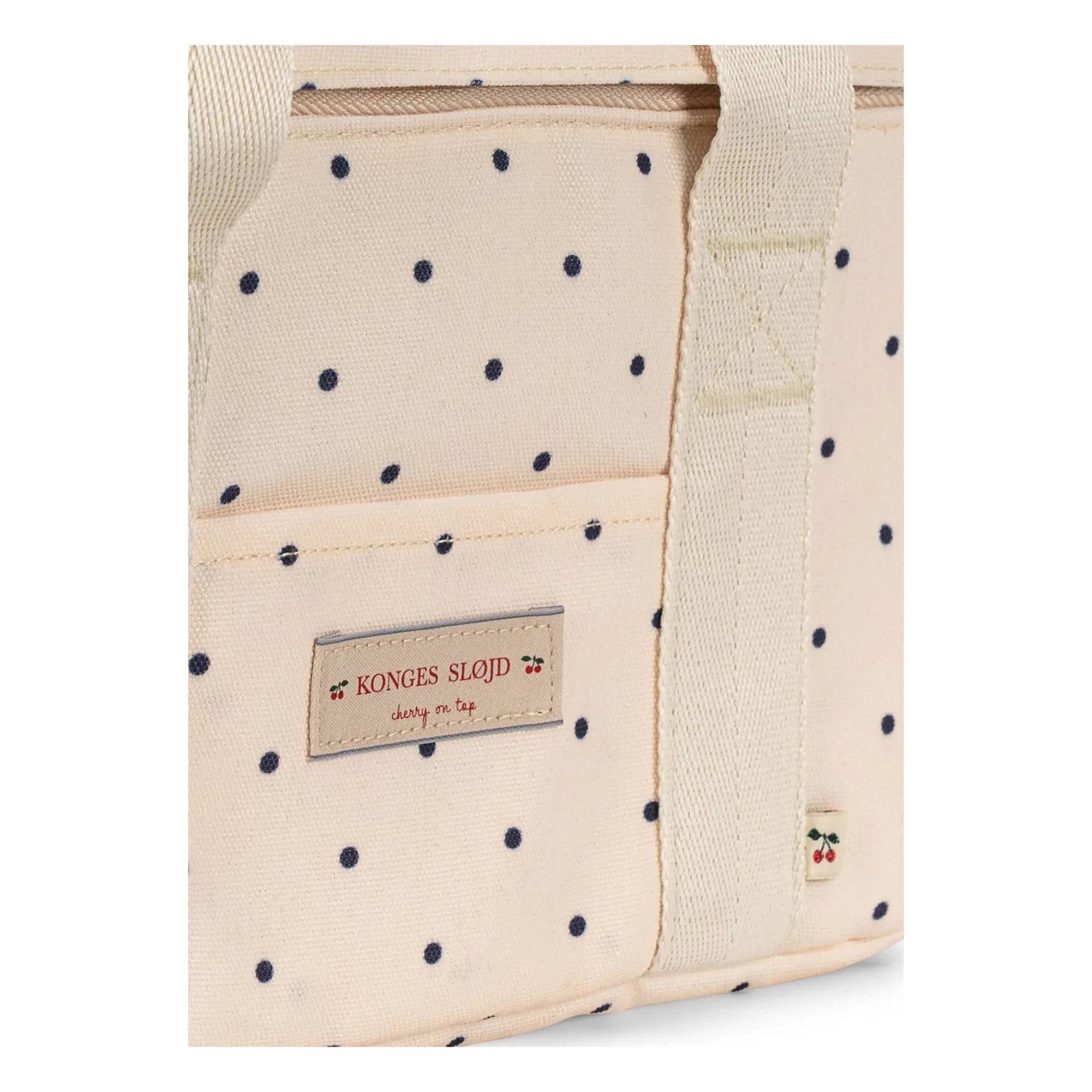 Konges Sløjd - Carl Navy Dots soğutucu | Bej