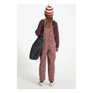 Piupiuchick - Fırfırlı Yaka Sweatshirt Leopard Organik Pamuk | Aubergine
