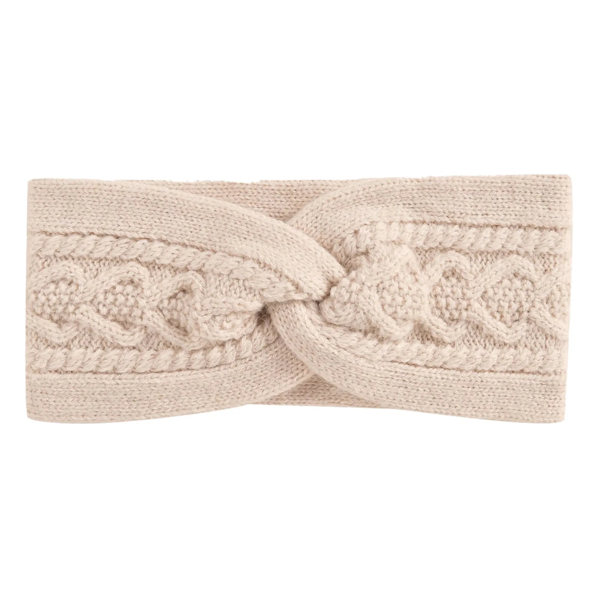 Louise Misha - Sidony Yün Kafa Bandı | Krem
