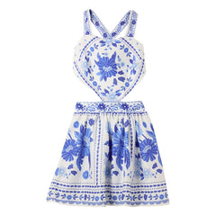 Fabula - Cut Fleurs Elbise | Mavi
