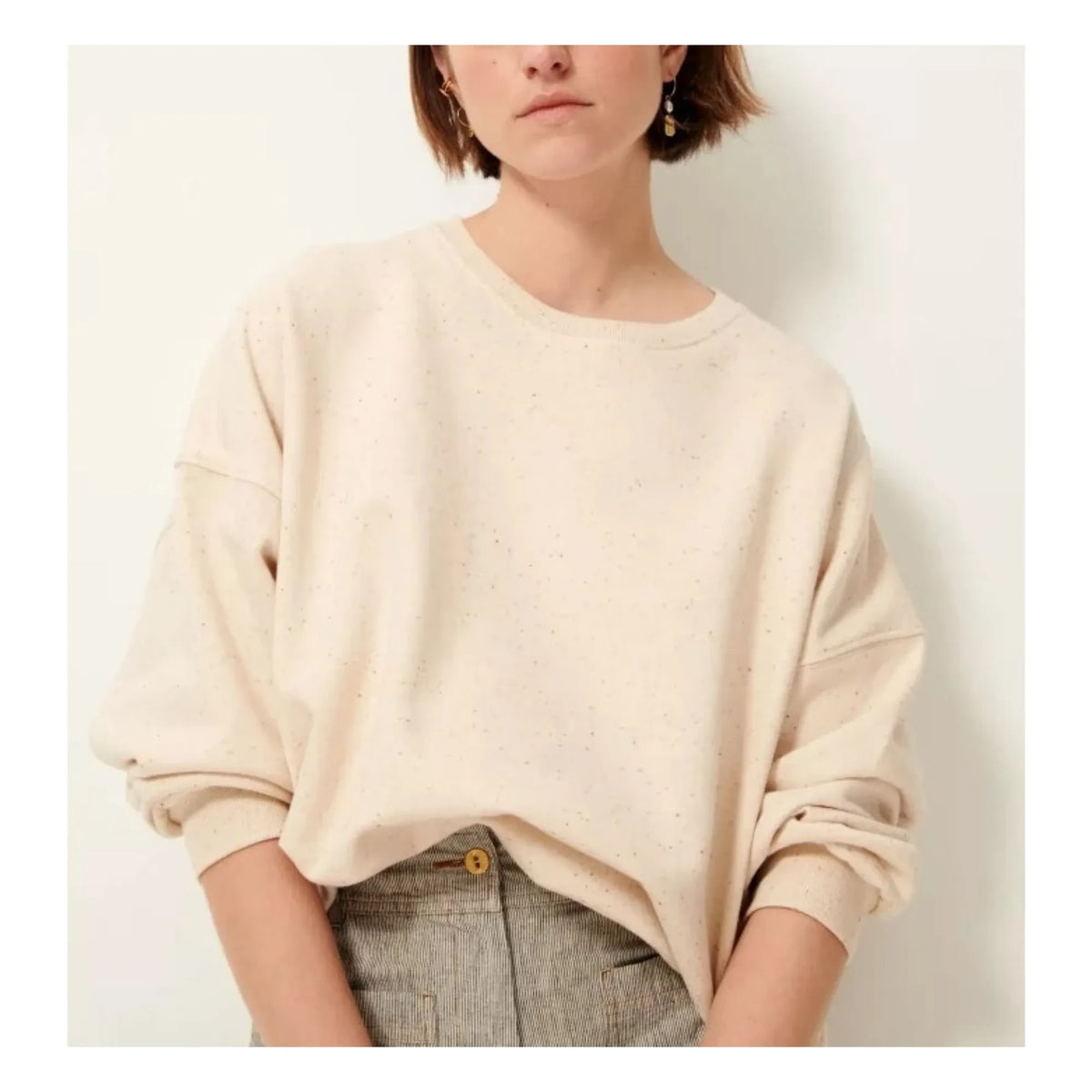 Sessùn - Oversize Chebbi sweatshirt | Ecru