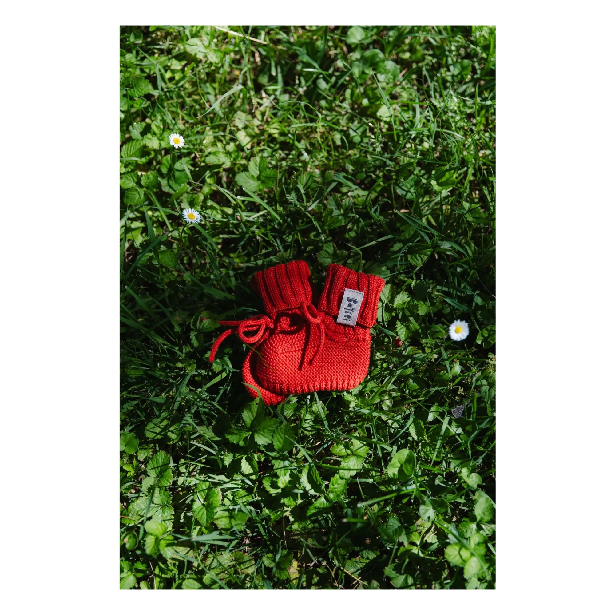 Bayiri - River Slippers Organik Pamuk | Kırmızı