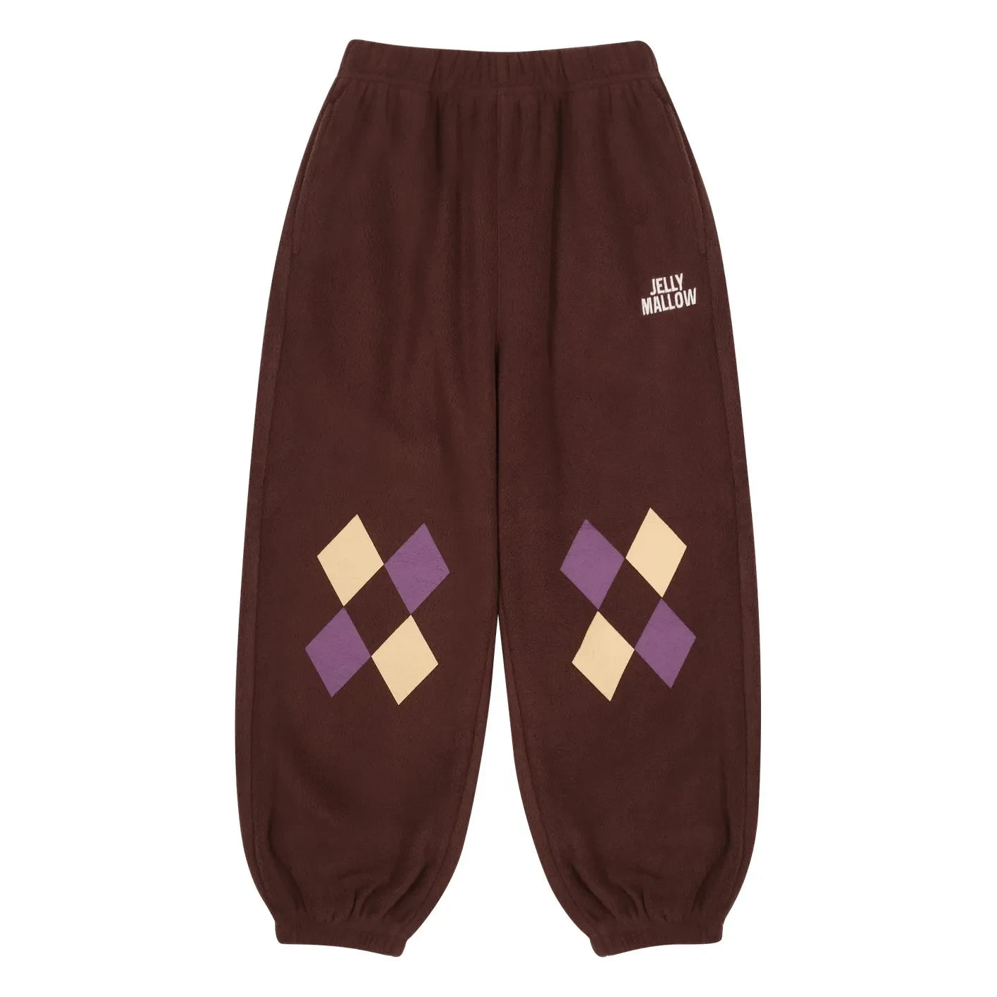 Jelly Mallow - Losanges Jogger | بني