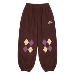 Jelly Mallow - Losanges Jogger | بني