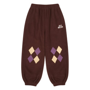 Jelly Mallow - Losanges Jogger | بني