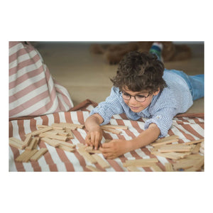 Play and Go - Noomad Çanta / Oyun Matı - Çizgili | Hardal