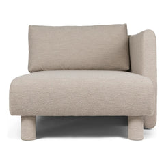 Ferm Living - Sofa Dase bouclé sağ meridyen | Bej