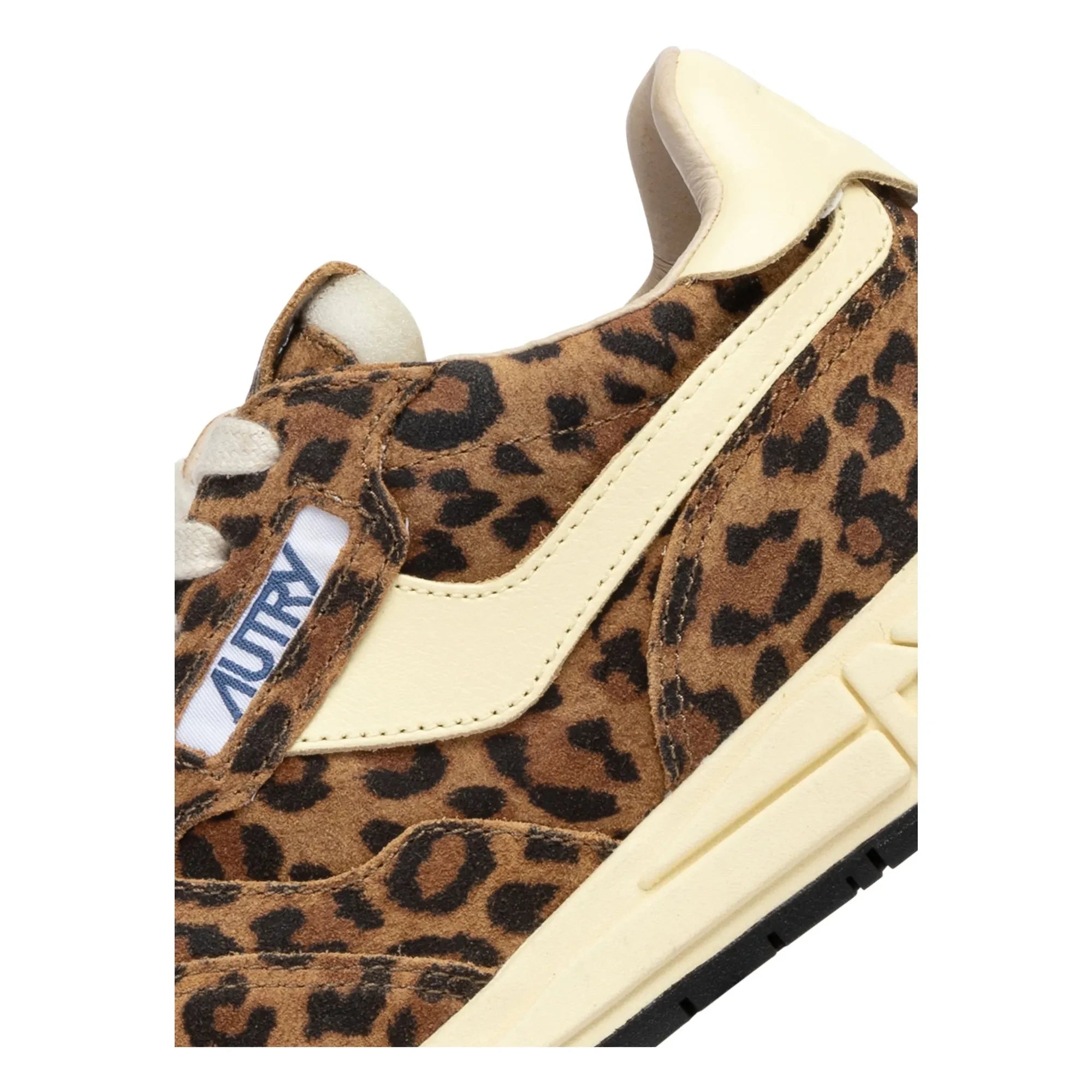 Autry - Reelwind Leopar Süet Sneakers | Kahverengi
