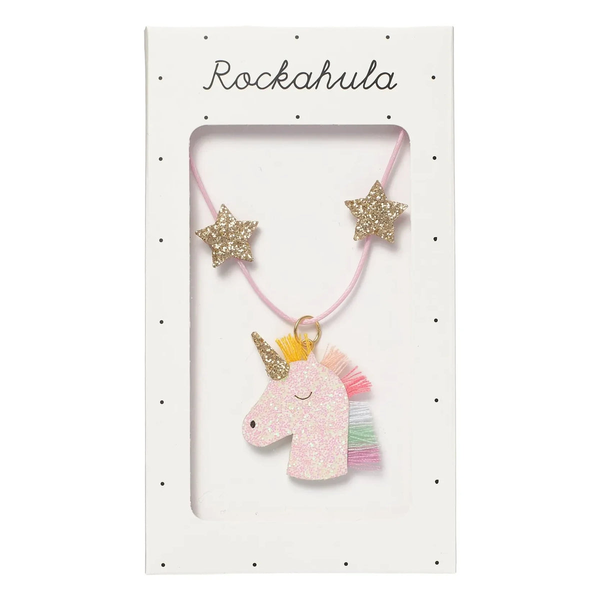 Rockahula Kids - Tek boynuzlu at kolyesi | Açık Pembe
