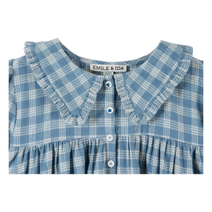 Emile et Ida - Mavi Geniş Kesim Elbise