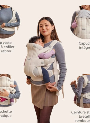 BabyBjörn - Bebek Taşıyıcı - Nefes Alabilen File Kumaş, Krem | Krem