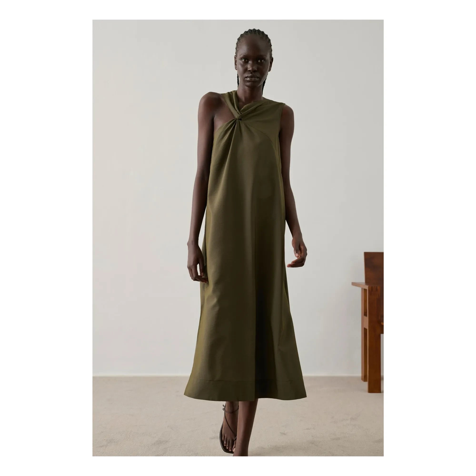 Soeur - Emna elbise | Haki
