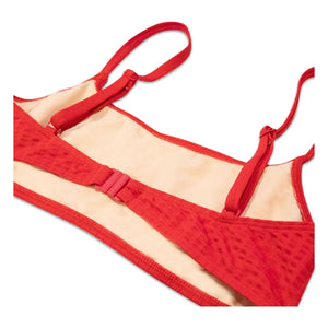 Miska Paris - Büzgülü Bralet Mayo Üstü | Kırmızı
