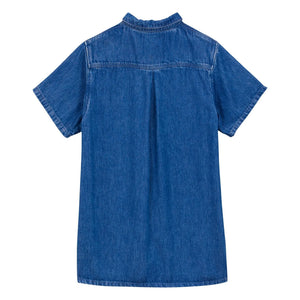 a.p - Bleach Denim Elbise | Ağartılmış Denim