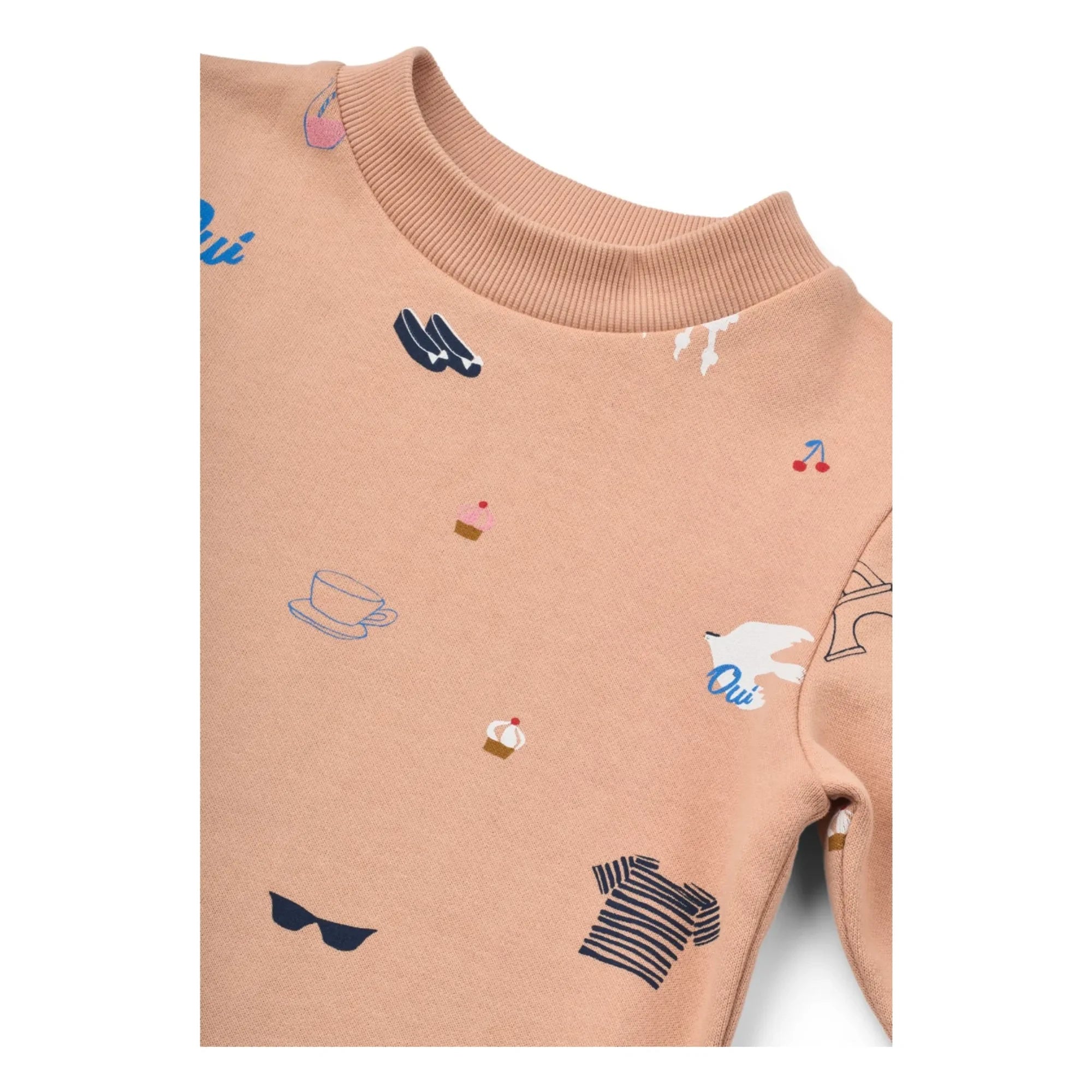 Liewood - Thora Paris organik pamuk sweatshirt | Şeftali