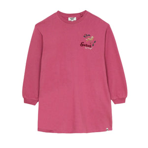 Hundred Pieces - Briona Birds Elbise | Toz Pembe
