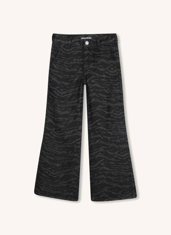 Zadig & Voltaire - Jean Victoria Zebra | Kot siyah