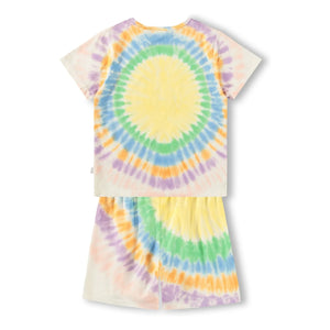 Molo - Pyjama Kısa Luvis Smile Tie and Dye Organik Pamuk | Turuncu