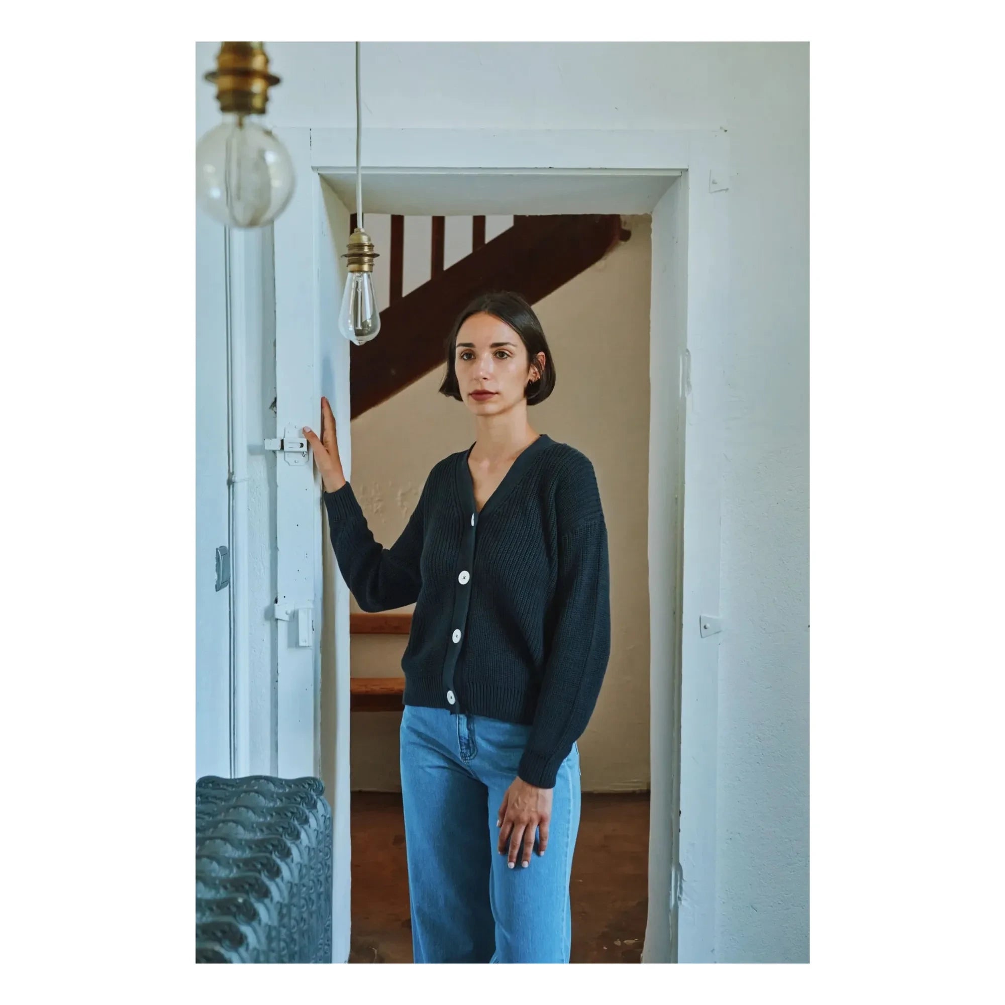 Poudre Organic - Cardigan Mate | Karbon