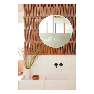 M Nuance - Ekstra İnce Pahlı Ayna - Rastgele Yuvarlak Form 67,5x70 cm