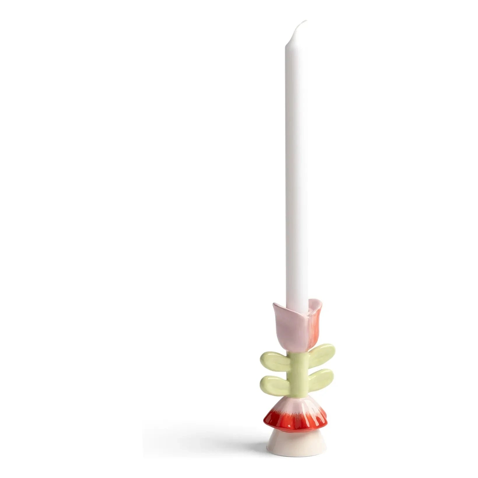 &Klevering - Blume lale şamdan | Pembe