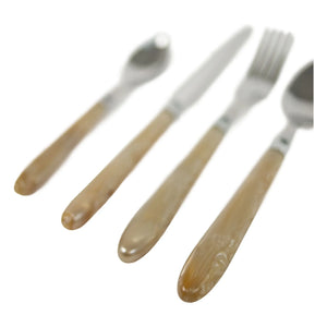 Olsson & Jensen - Lykke sedefli çatal-bıçak seti - 24 parça | Pearl