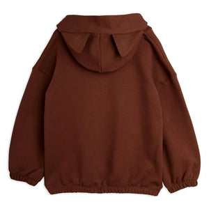 Mini Rodini - Sweat Gömlek Organik Pamuk | Kahverengi