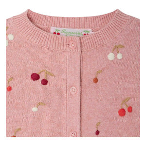 Bonpoint - Claudie İşlemeli Hırka | Pudra