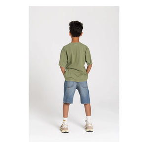 Smallable Kid - Nils Organik pamuklu T-shirt | Açık haki