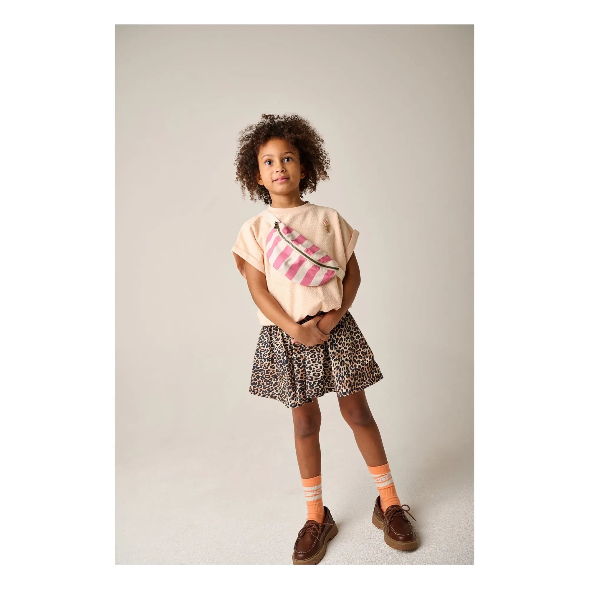 Tumble N'Dry - Cocomere Leopar Etek | Kahverengi