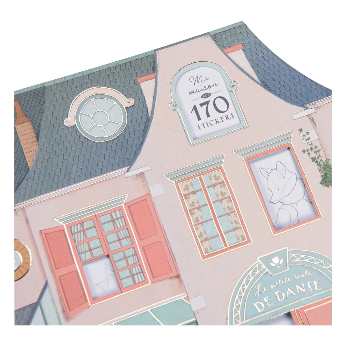 Moulin Roty - Sticker kitapçığı - La petite école de danse