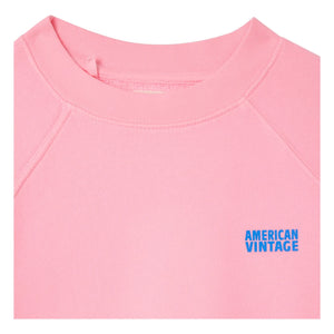 American Vintage - Izubird Kolsuz Sweatshirt | Pembe