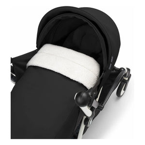 Stokke® - YOYO³ 0+ yenidoğan bebek arabası Beyaz çerçeve | Siyah