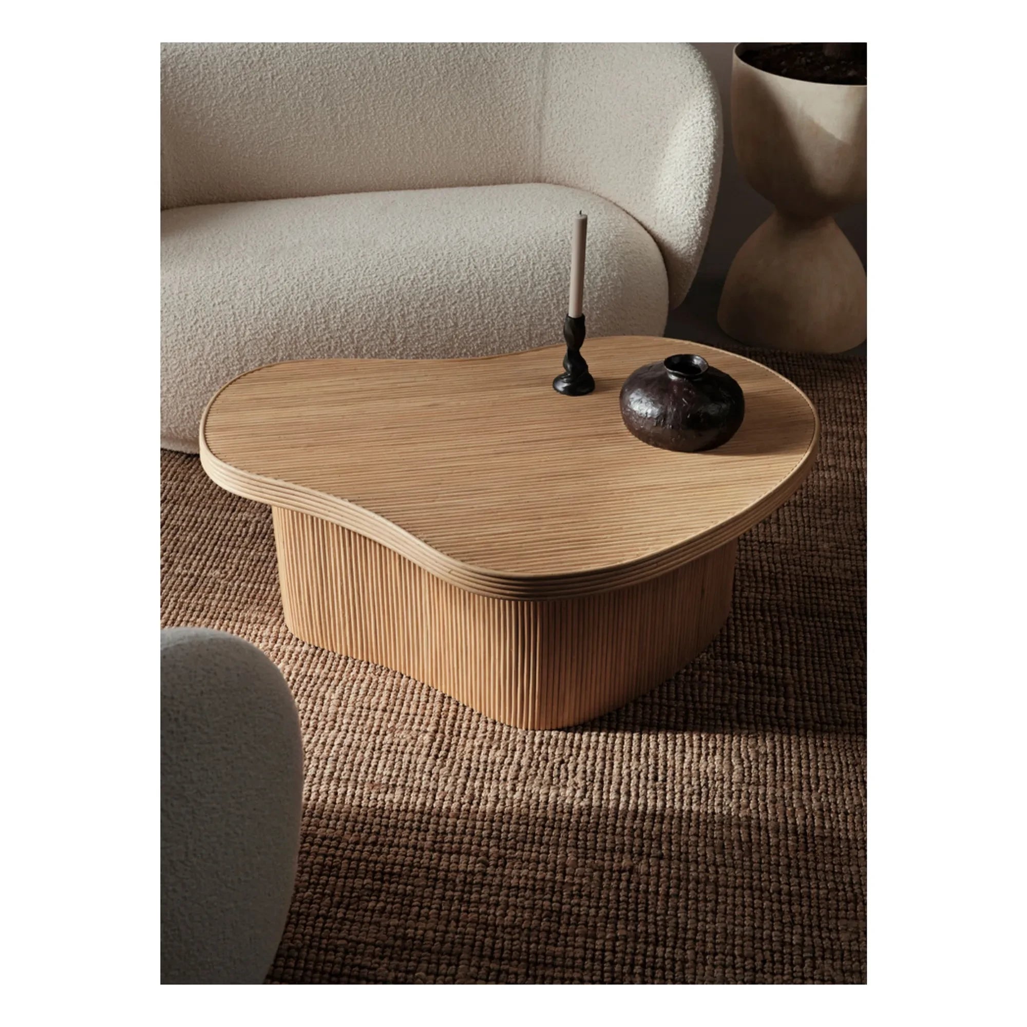 Ferm Living - Isola rattan sehpa