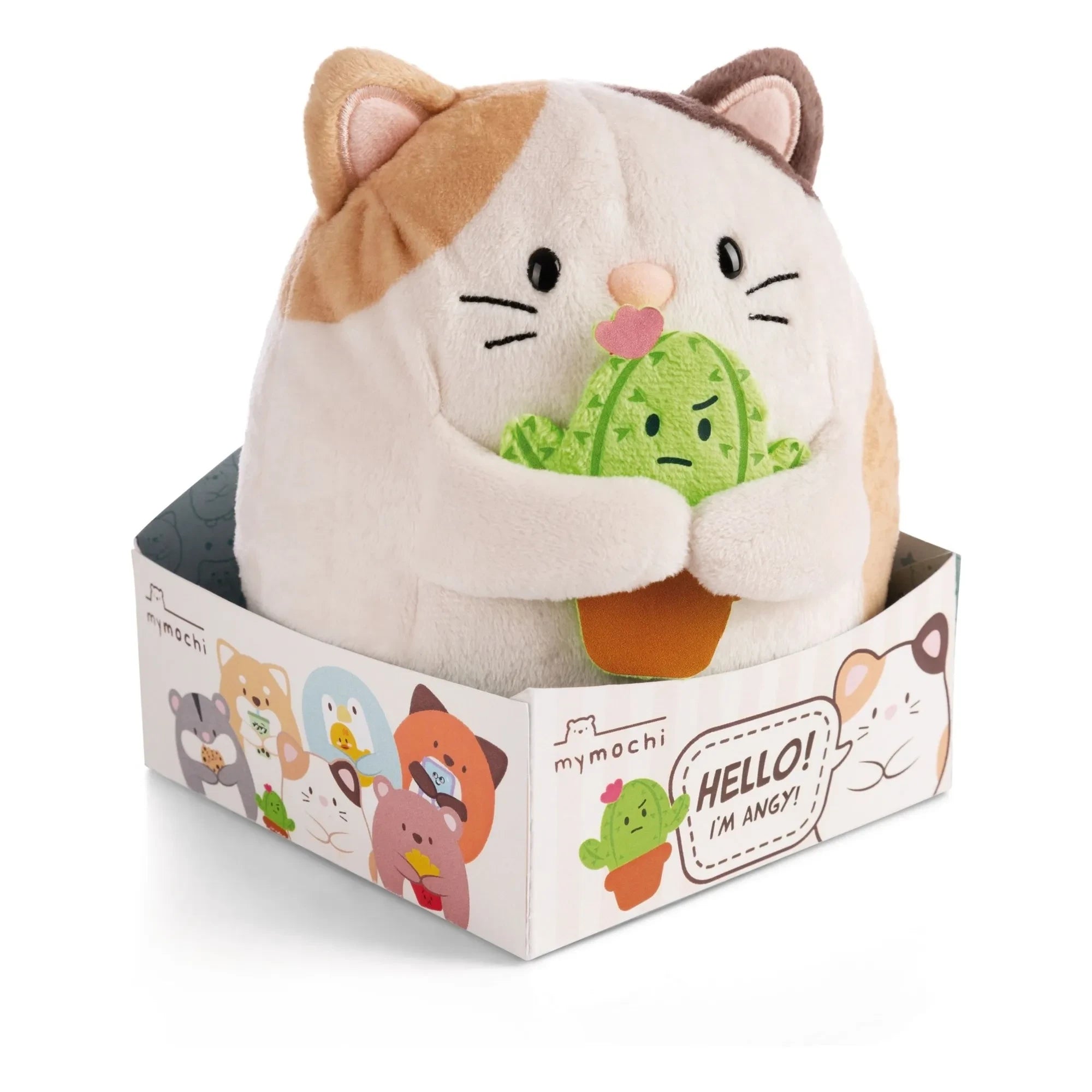 Nici - Angy peluş kedi | Beyaz