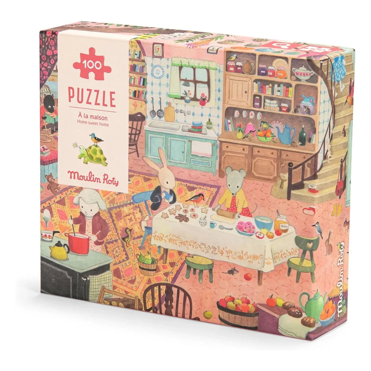 Moulin Roty - A la maison yapboz - 100 parça