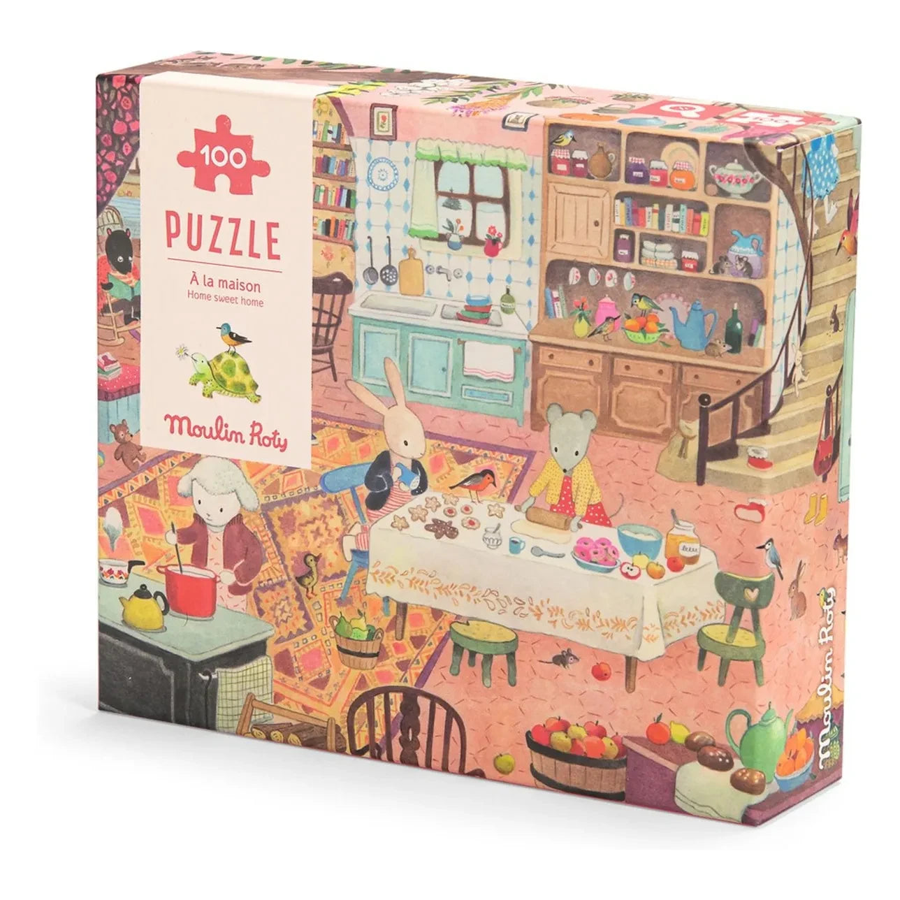 Moulin Roty - A la maison yapboz - 100 parça