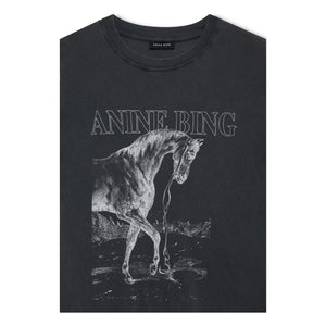 Anine Bing - Lili Horse Tişört | Siyah