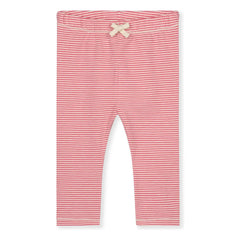 Gray Label - Çizgili Organik Pamuk Bebek Taytı | Fuşya