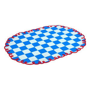 Bitossi - Dama Dama Azzurro pötikare Amerikan servisler - 2'li set | Mavi