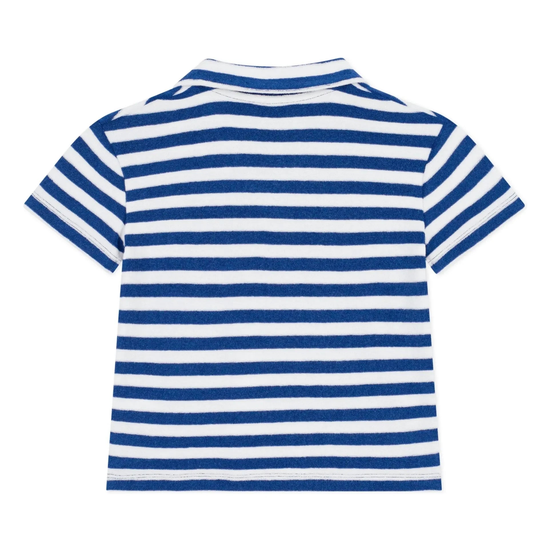 Petit Bateau - Çizgili Havlu Polo | Mavi