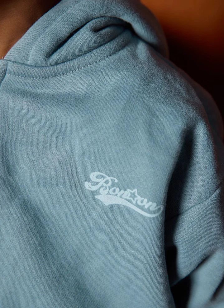 Bonton - Power Zip Sweat | Gökyüzü Mavisi