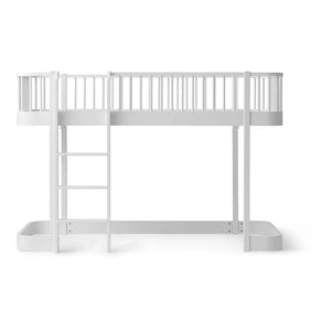 Oliver Furniture - Orijinal Ahşap Junior Karyola Dönüşüm Kiti - 138 cm yüksekliğinde çatı katı yatağa | Beyaz