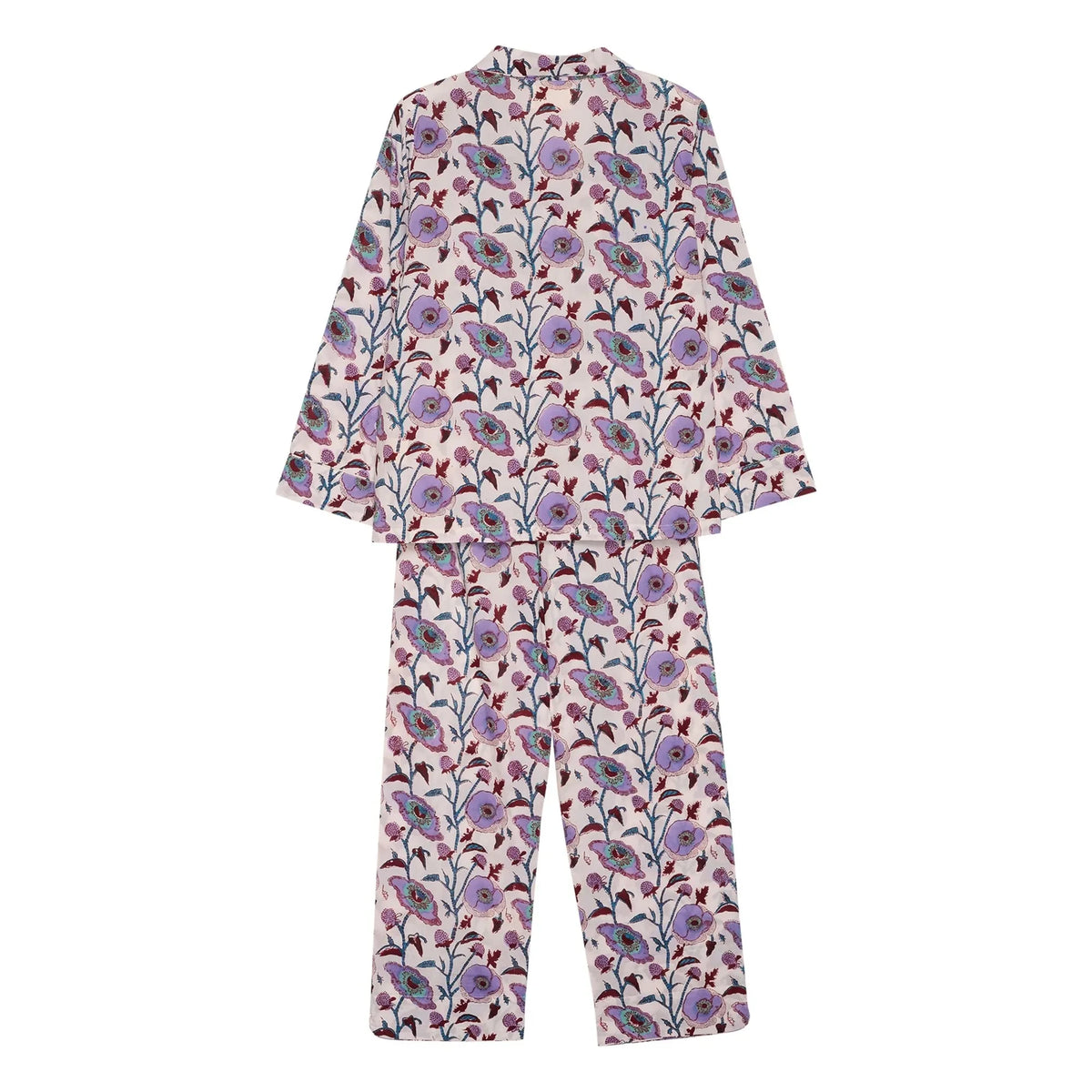 SISSEL EDELBO - Organik pamuklu pijama | Mor